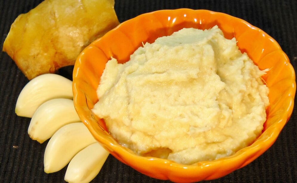 ginger paste alang sa potency